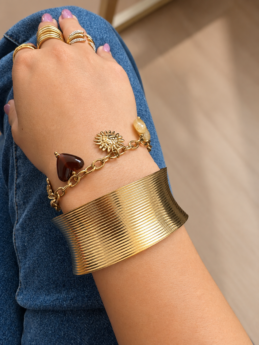 Bracelet manchette Cléopâtre